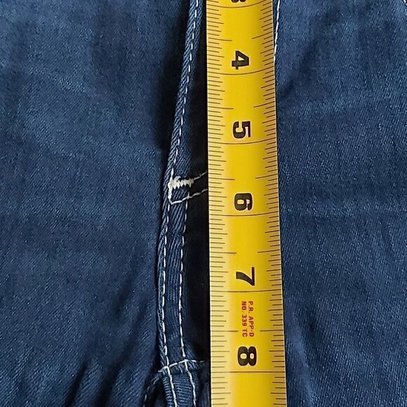 Women's True Religion BECCA Mid Rise Boot Cut Dark Wash Denim Jean - Size 27 - Picture 4 of 7